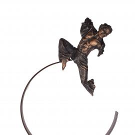 Sailing - Sculpture en bronze par Nicole Besnainou (27x27x7cm)